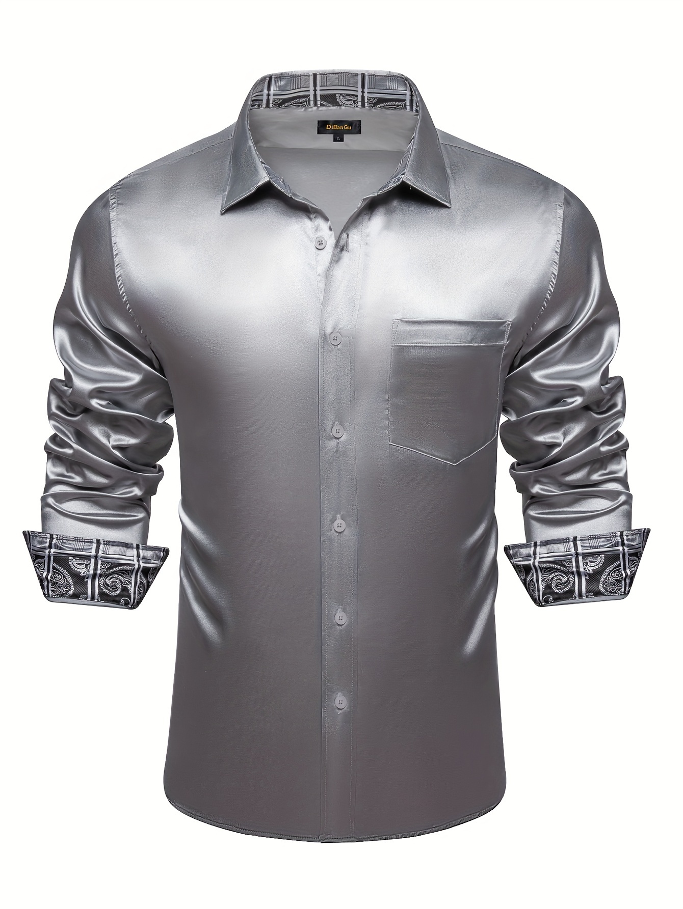 camicie eleganti in poliestere 100% poliestere non Temu Italy