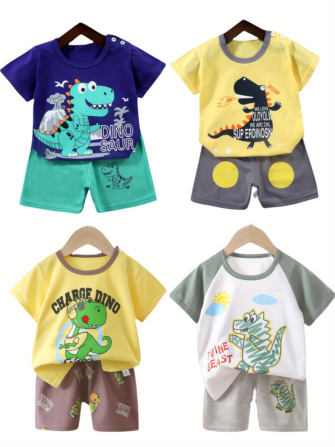 Children's Dinosaur Series Clothing Set
