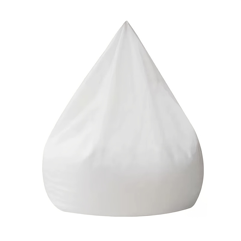 Soft Breathable Knit Bean Bag Covers - Wrinkle-resistant Machine-washable White Covers For Multi-use Home Decor, No , Durable & Design