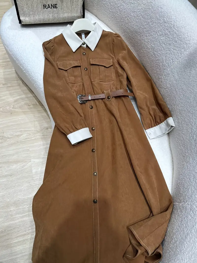 vintage style womens dress polyester blend a line color - Temu vintage style womens dress polyester blend a line color - Temu