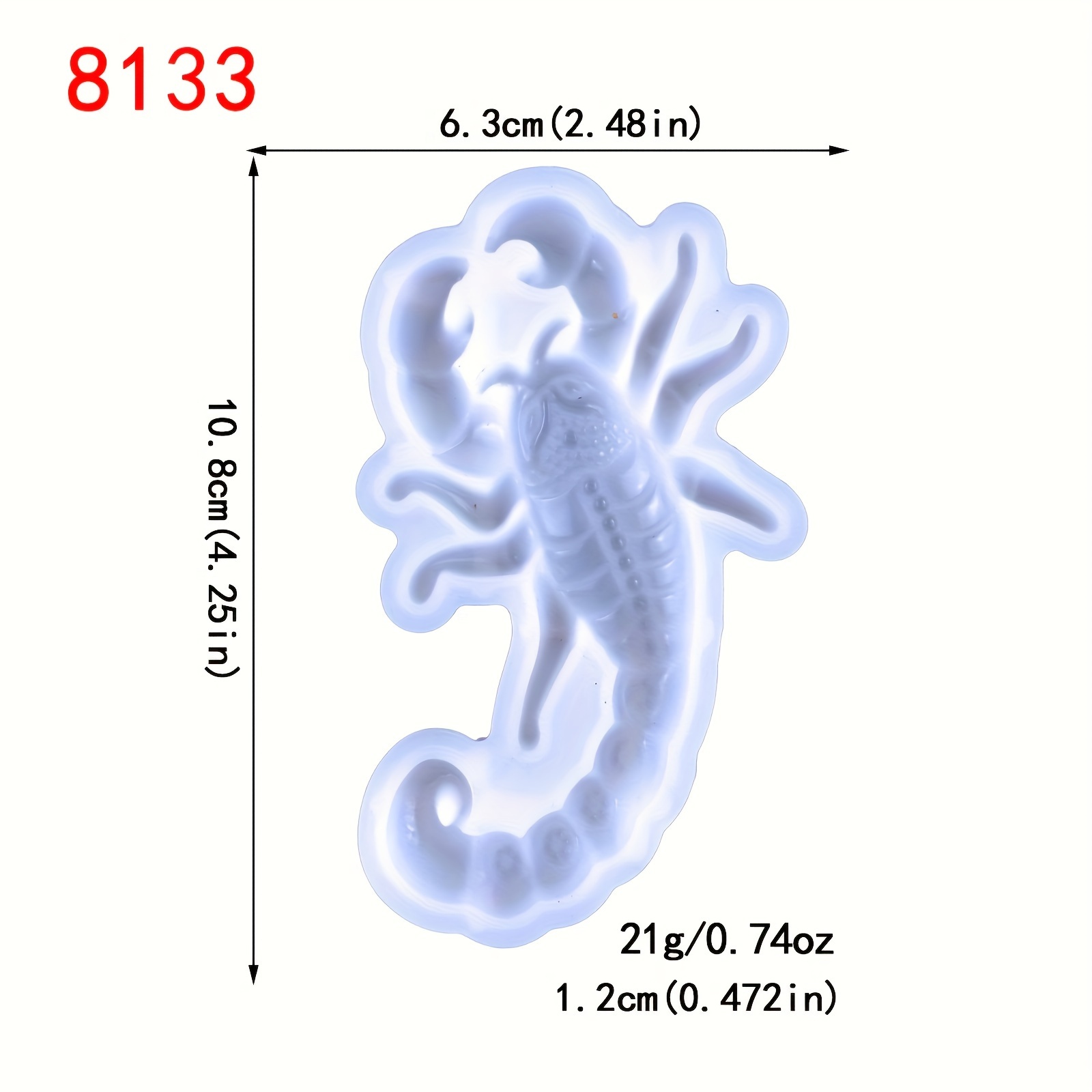 Shape Silicone Keychain Backpacking Mold Pendant Making Tool Decorative Epoxy Resin Molds