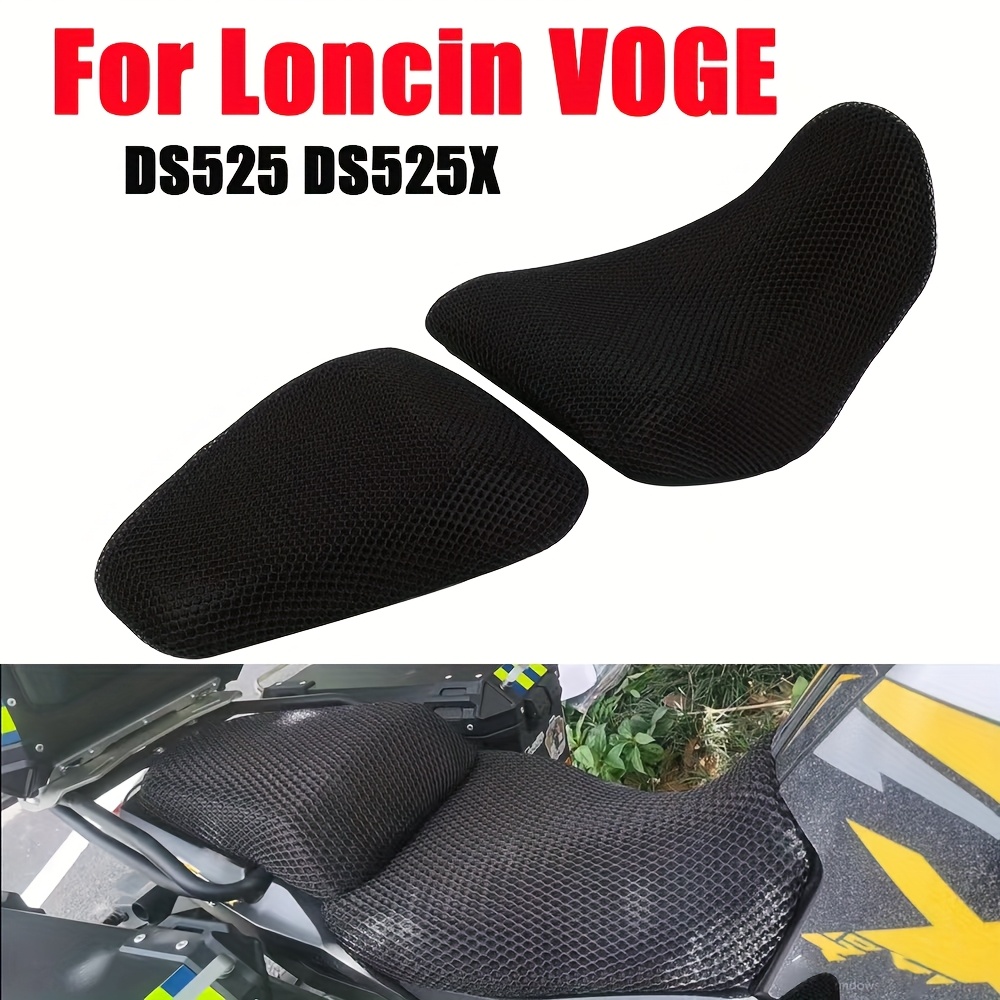 TEMU Motorcycle Honeycomb Mesh Seat Cover For Loncin Ds525 Ds525x, Seat Cushion Cover, Mesh Seat Cover