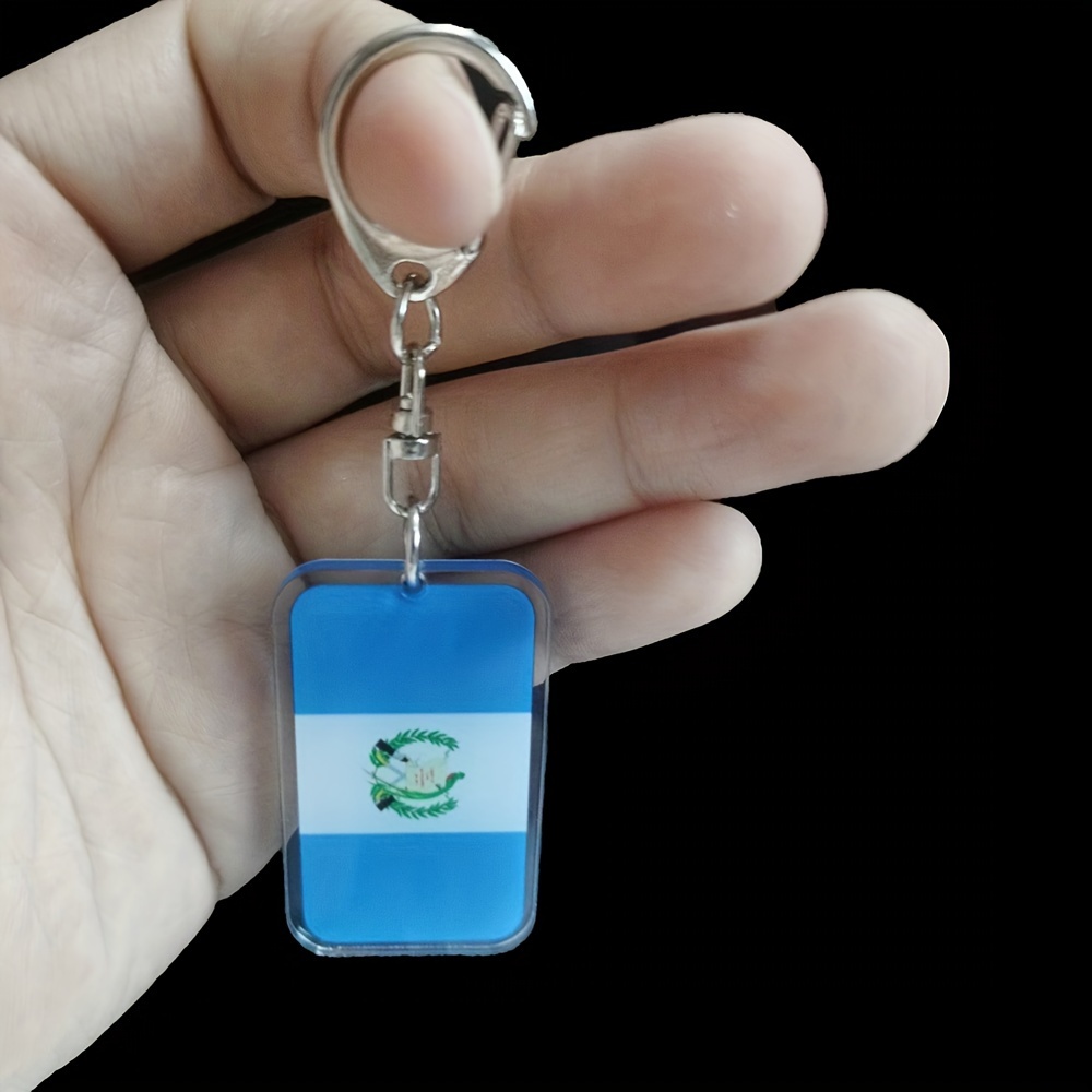 

Guatemala Keychain - Keyring Uv Printed , -cut , , Non-precious Metal Plating, Key For Use, (1-)