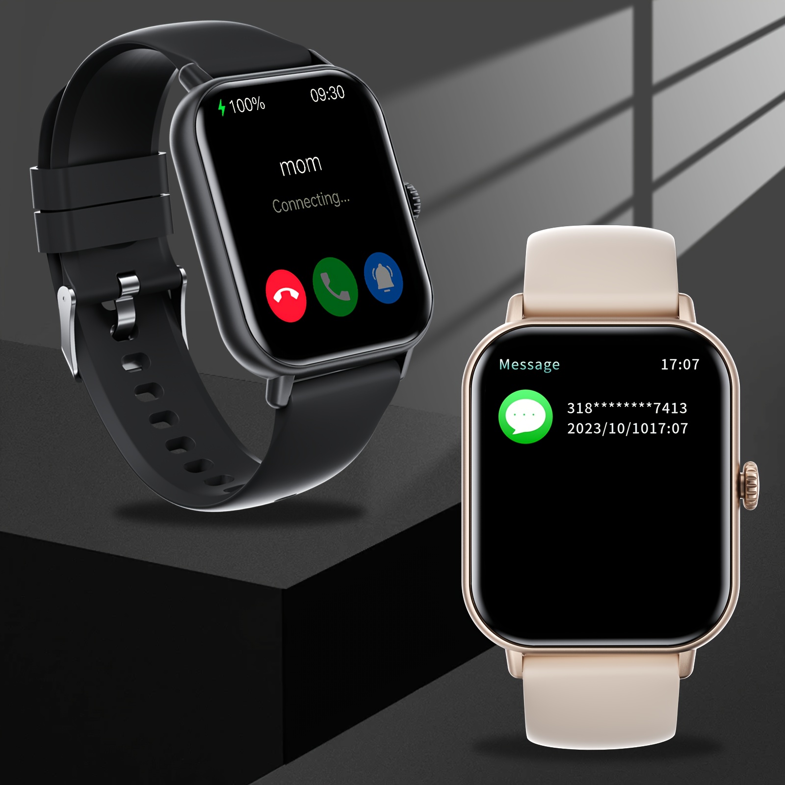 

Smart Watch, Wireless Calling/dial, Multi -sport Mode, Calling Reminder And Rejection, Sms Reminder, Information Reminder, Various App Reminders, For Iphone/andriod