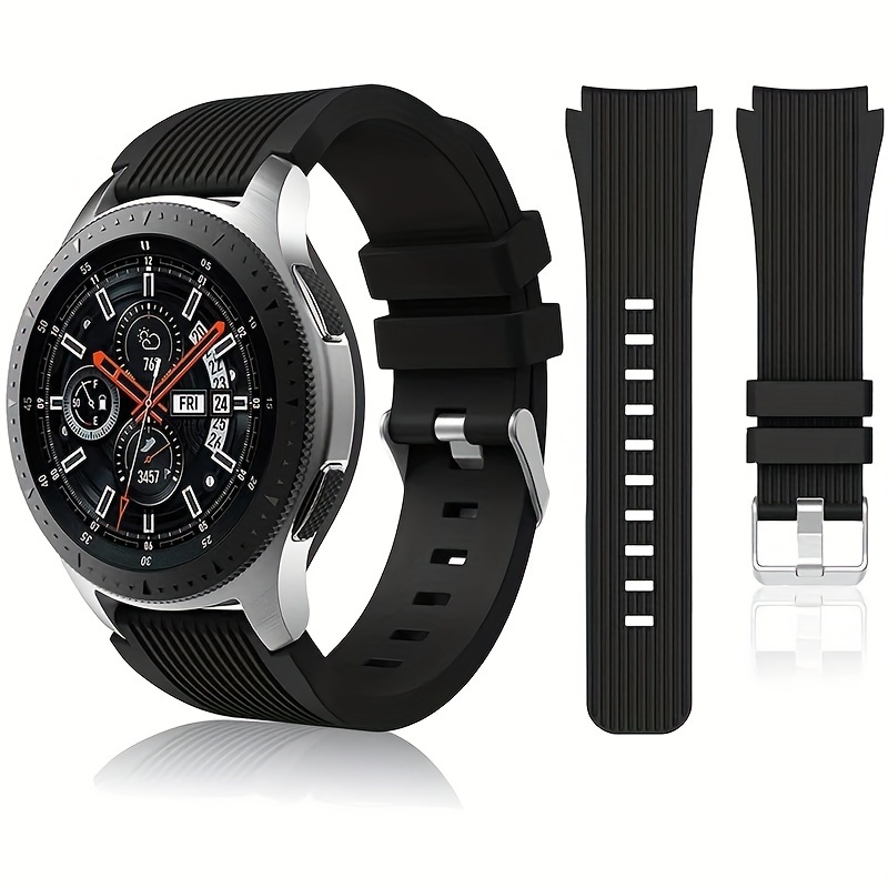 

Suitable 46mm Strap/ S3 Frontier, Classic Strap/ 3 45mm Strap, 22mm Soft Silicone Strap Bracelet Sports Strap, Suitable For Men And Women.