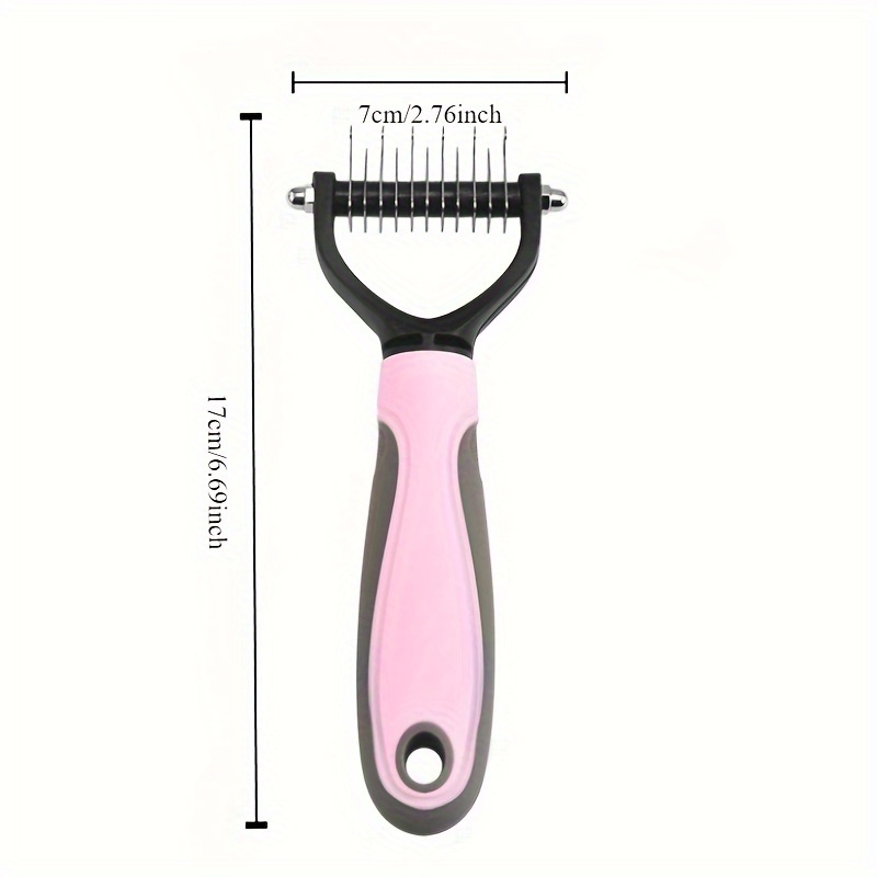 Stainless Steel Pet Dematting Comb Dogs Dog Hair Detangler - Temu