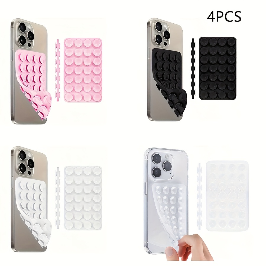 TEMU Support de Téléphone en Silicone Épaissi avec Ventouse - Puissante, Poignée Antidérapante, Support pour Tous les Modèles, Cadeaux pour la