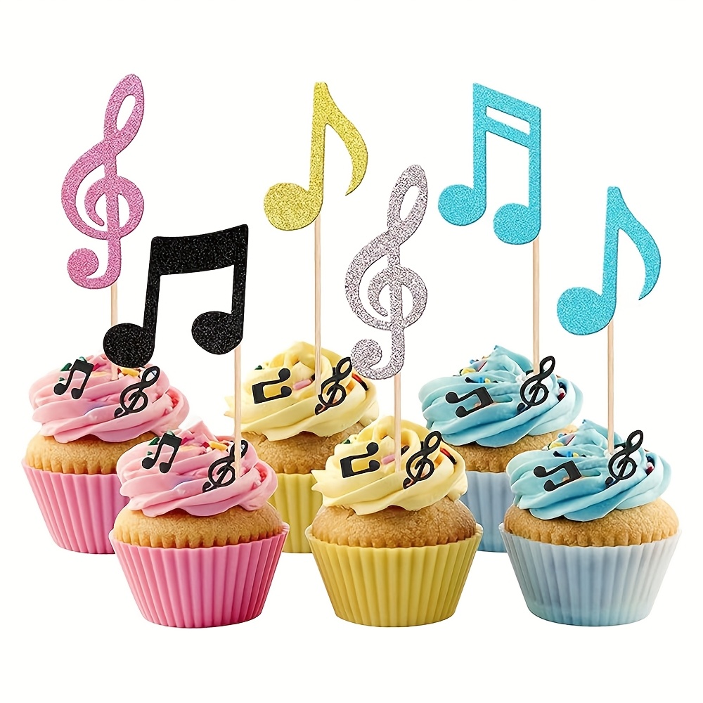 n / a 36Pcs Happy Birthday Cupcake Toppers Buon Compleanno Cupcake Picks Compleanno Decorazioni per Torta di Compleanno Baby Shower Anniversario Party Supplies