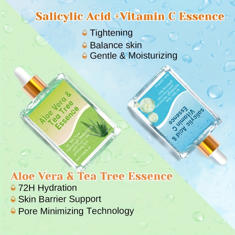 vitamin c essence aloe vera essence set pore - Temu Oman