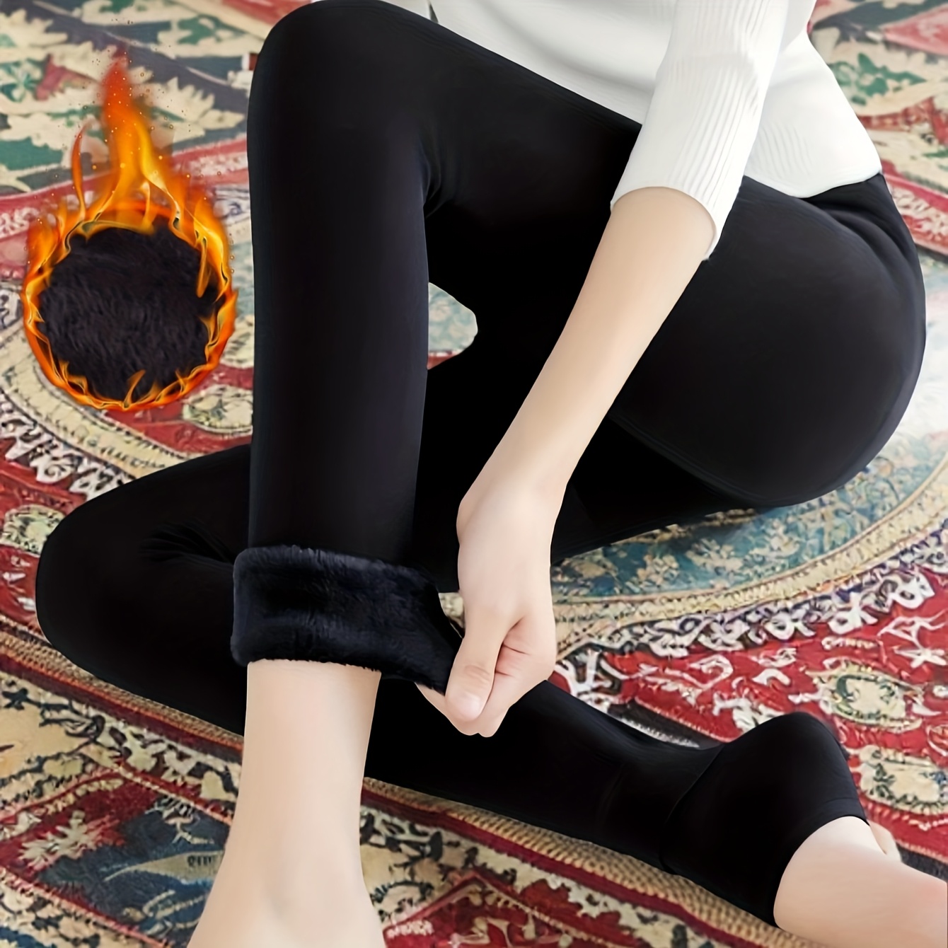 pair womens winter thermal velvet pantyhose leggings thick