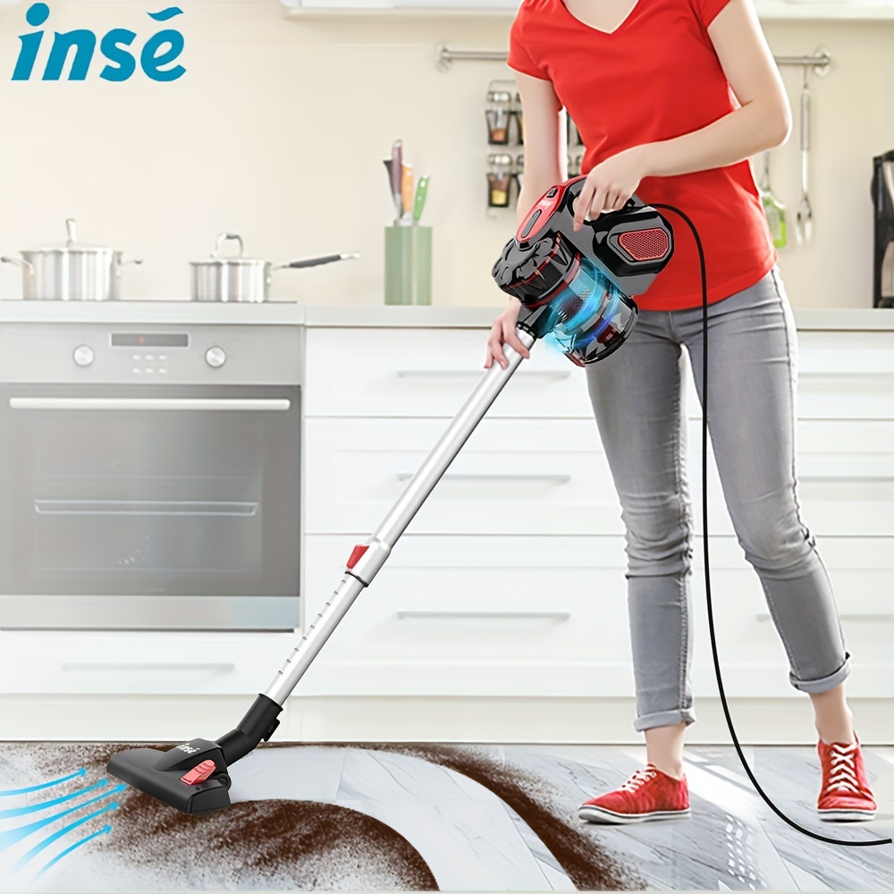 

Inse Corded Stick Vacuum Cleaner, Corded Vacuum Cleaner With Powerful Motor 18000pa Handheld Vacuum Cleaner For Home Pet Hair Hard Floor