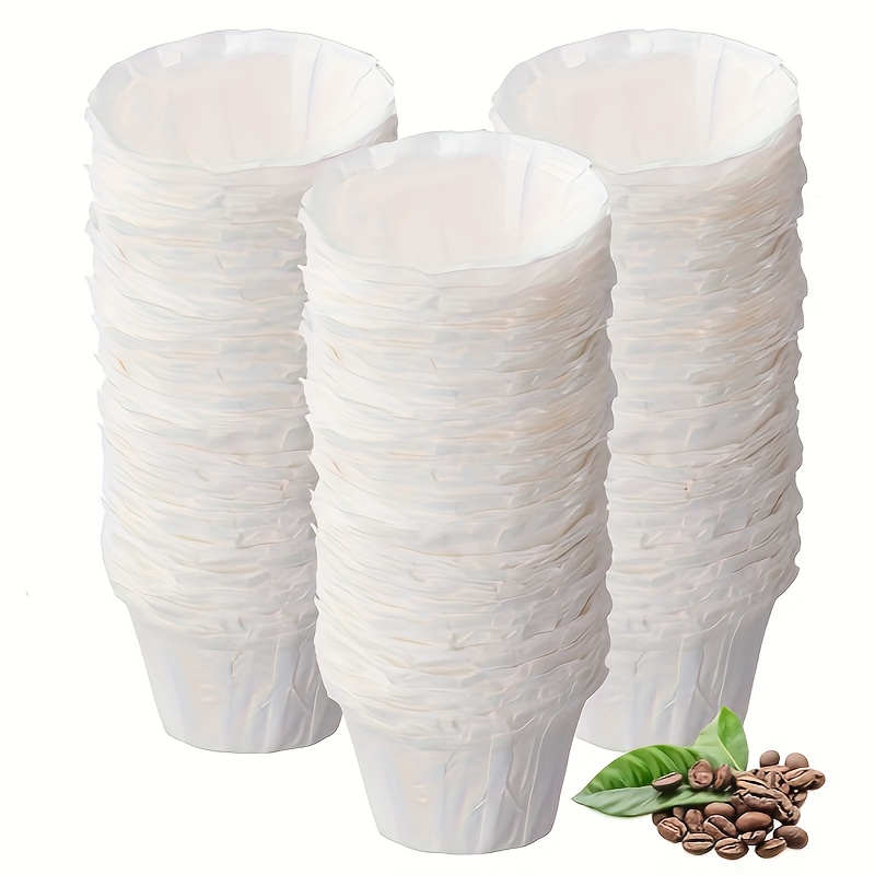 

100pcs, Disposable Paper Coffee Filter K-cups, Paper Filter For Reusable Cups, Coffee Pods, Fits All Brands