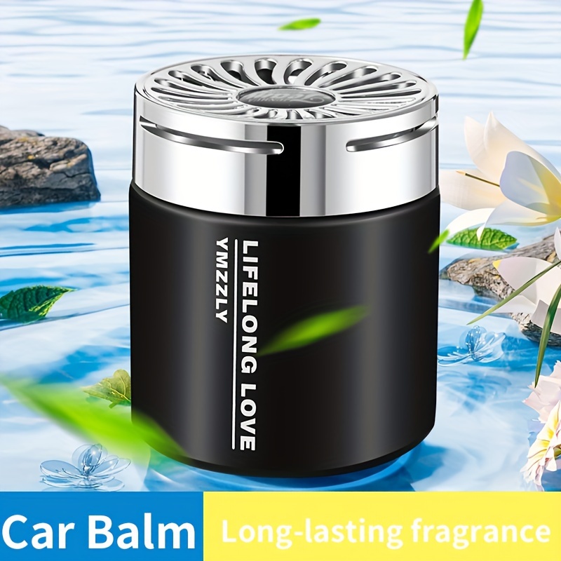 TEMU Car Air Freshener: Long-lasting Fragrance, Solid Balm, Advanced Design, Suitable For Car Interior