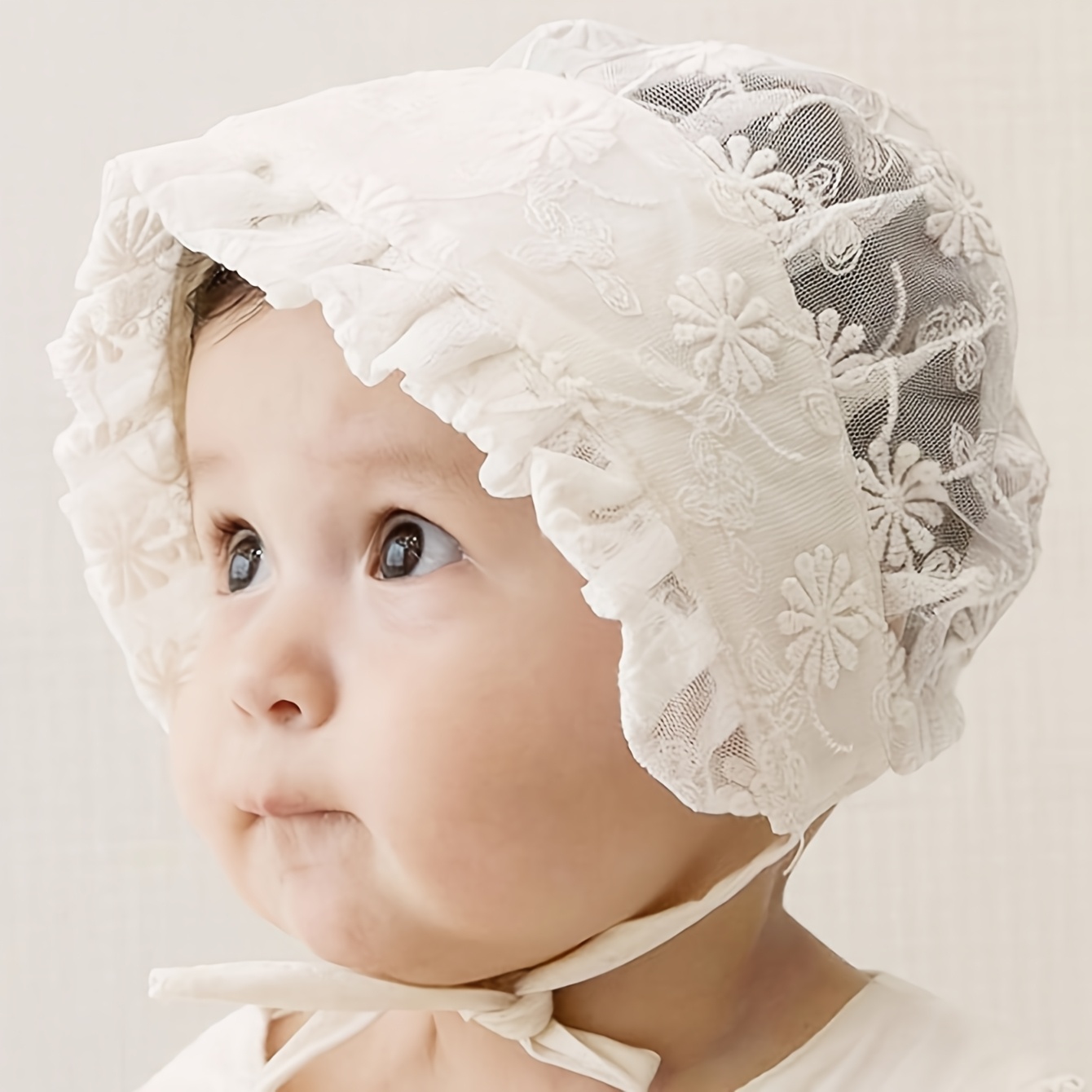 a   trimmed   style princess hat     featuring intricate embroidery this   a baby hat fetal hat newborn cap   cap and a   vintage infant bonnet