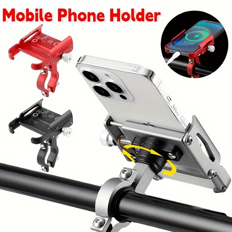 

adventureready" Motsuv 360° Rotating Bike & Motorcycle Phone Mount - Shockproof Aluminum Alloy, Perfect For Outdoor Adventures
