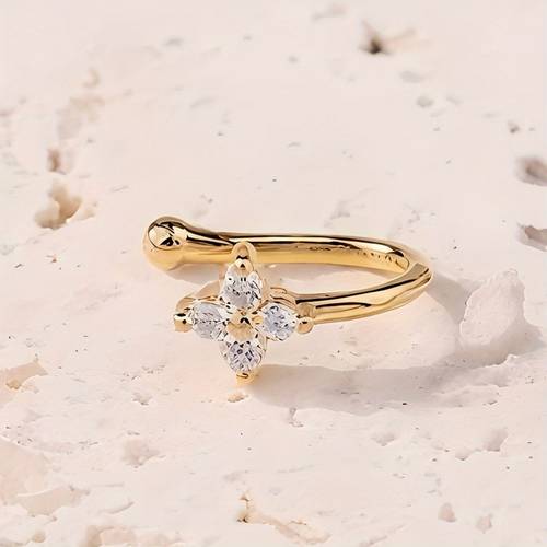 1pc fashionable hip hop nose ring and nose clip sparkling synthetic zirconia inlay no perforation required suitable for daily wear and as a gift