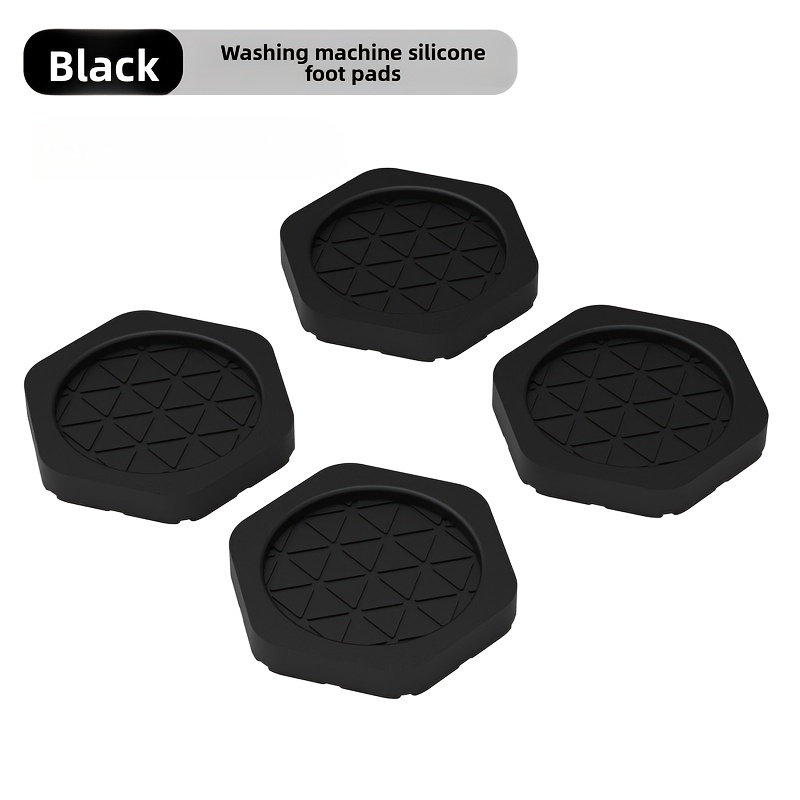 TEMU 4/8 Washing Machine Foot Pads, Shock Absorbing Pads Keep Your For Washing Machines And Dryers Quiet And Stable, Suitable For Washing Machines,