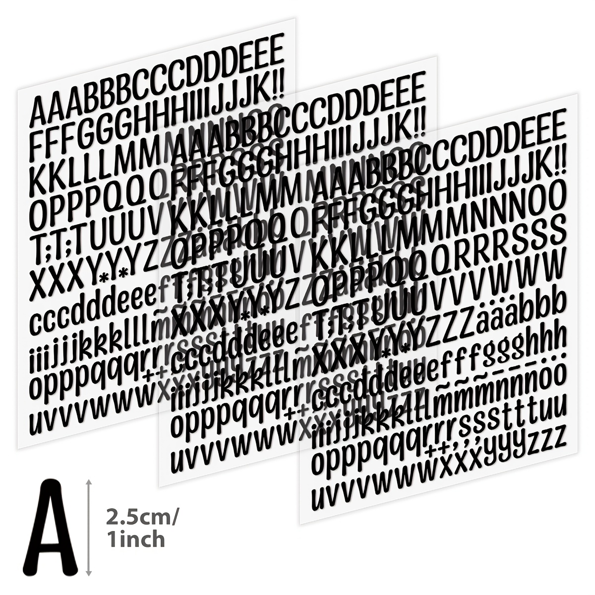 TEMU 3pcs Set, Symbols "~-;" Letters Lowercase Letters Iron-on Stickers, 10 Colors Available, Dtf Patches, For Throw Pillows, Bags, Clothes, Baseball