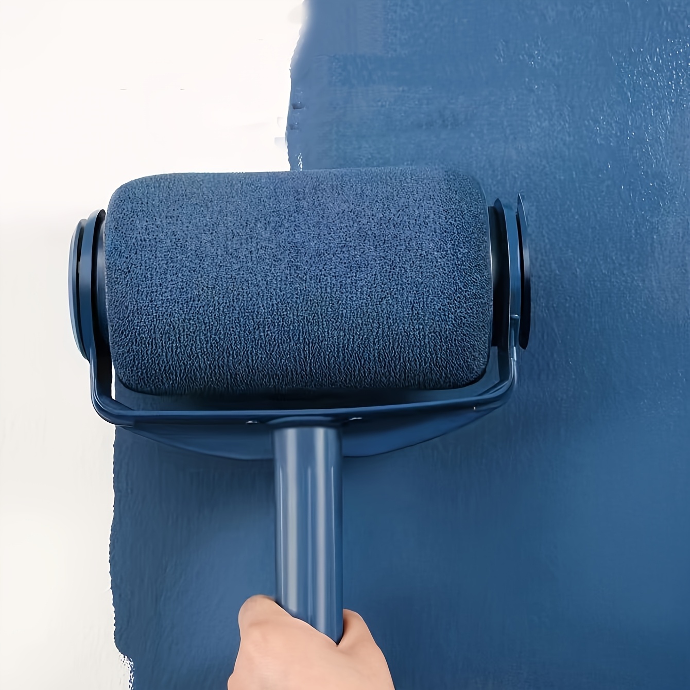 1 multi functional household paint roller self priming large roller with high density paint head large paint storage no   dipping   and   application   tool for latex paint suitable for latex and wall paint Product details 5