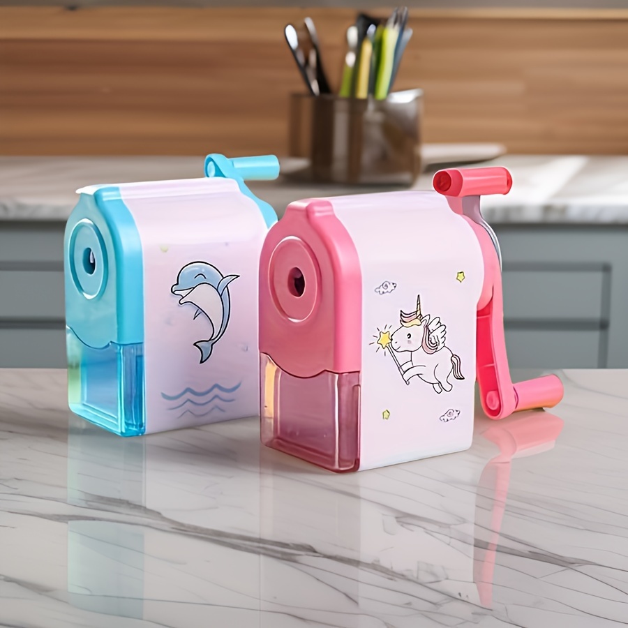 

Pencil Sharpener, Manual Pencil Sharpener, Pencil Planer And Drill, Colored Pencil Sharpener, Manual Pencil Sharpener, Multi-functional Portable Office Supplies For Schools, Classrooms, Home, Artists