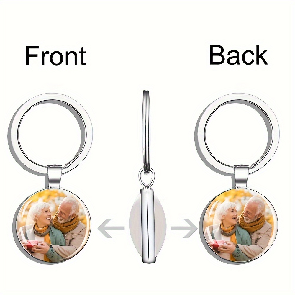 Create Your Own Unique Keychain with Photo Enclosed