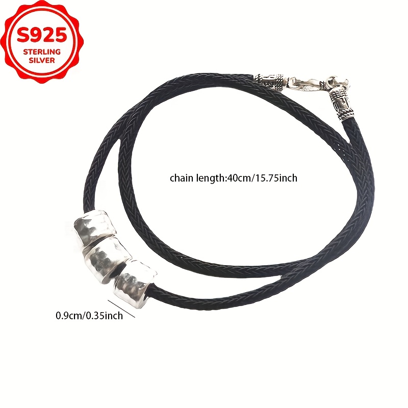 Hand-Woven Cylinder Necklace for Women