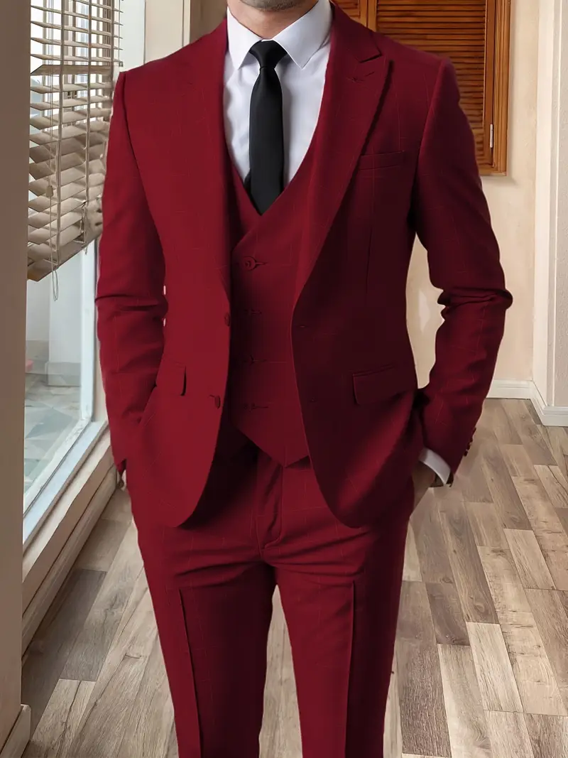 mens 3pcs suit formal wedding vintage - Temu mens 3pcs suit formal wedding vintage - Temu