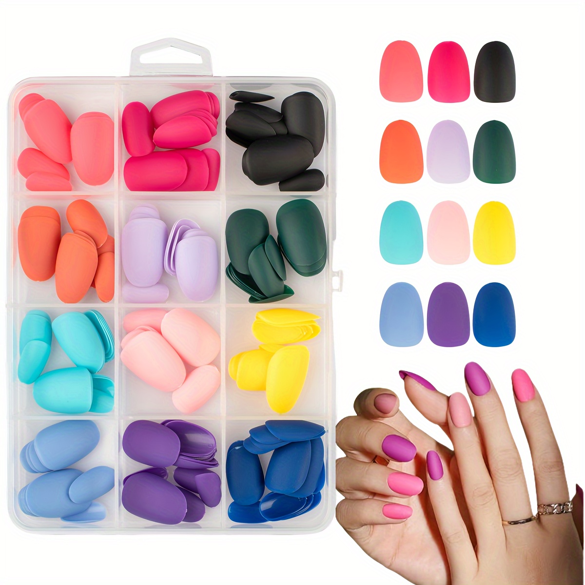 

288pcs Set - 12 , , Fake For Women & Diy Kit