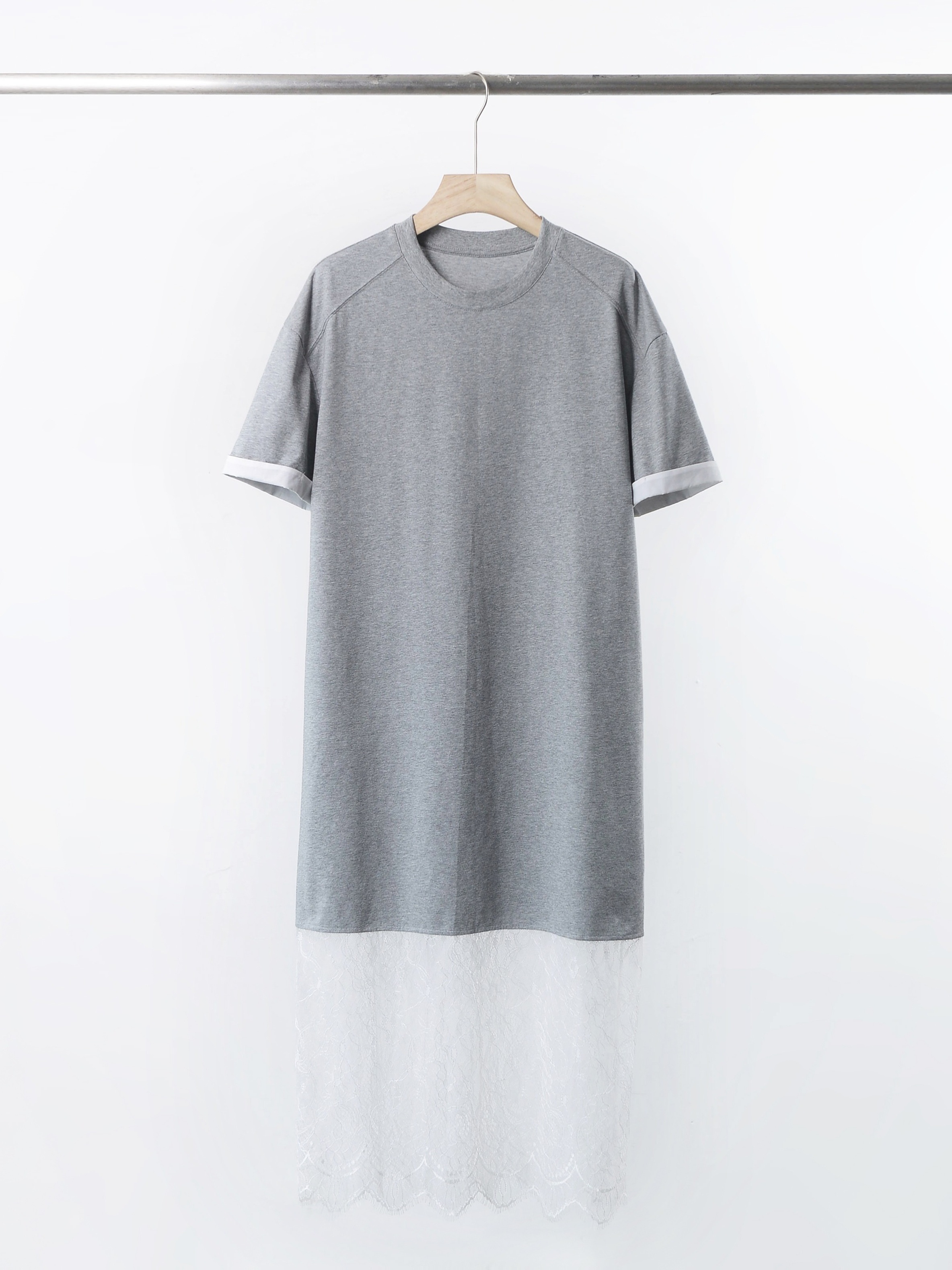 womens 3 season lace trim short sleeve sweatshirt dress soft - Temu Bahrain