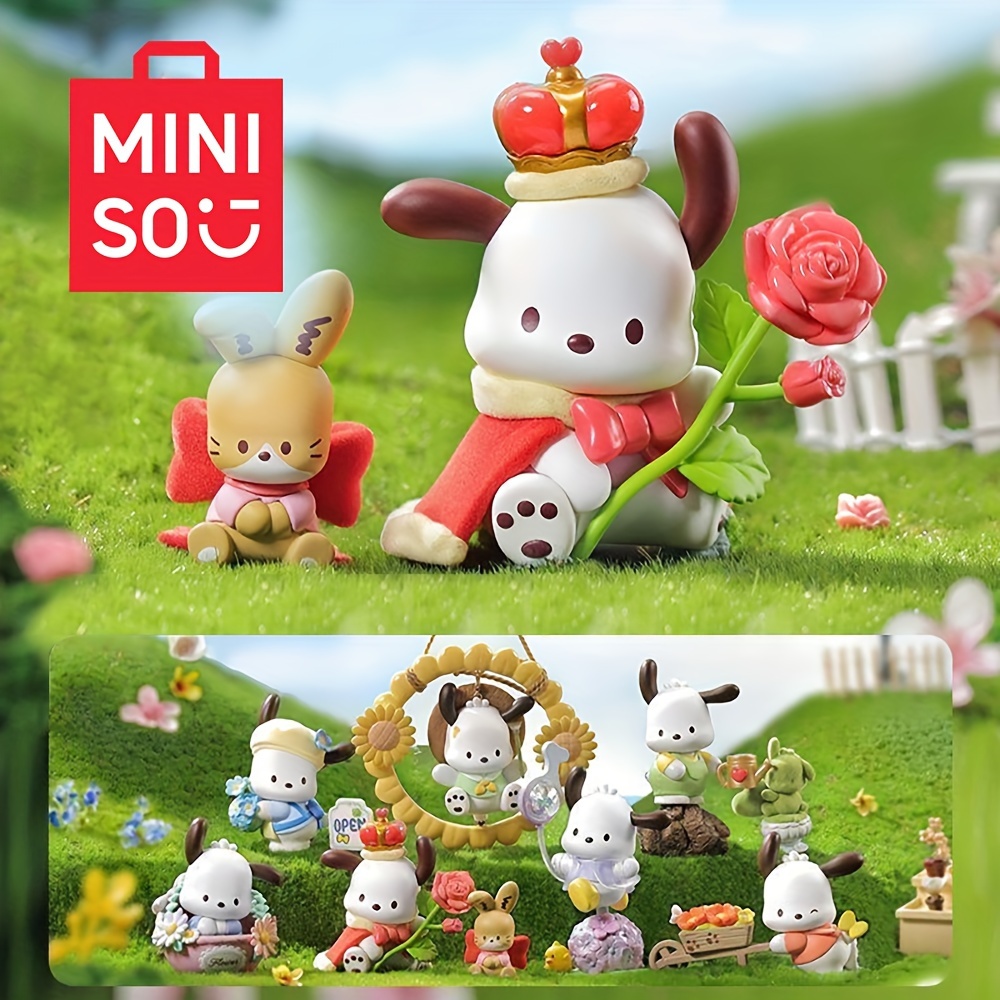 

Miniso Pochacco Flower & Teenager Series Mystery Box - Cute Desktop Ornament, Birthday, Christmas & Holiday Gifts, Room Decor