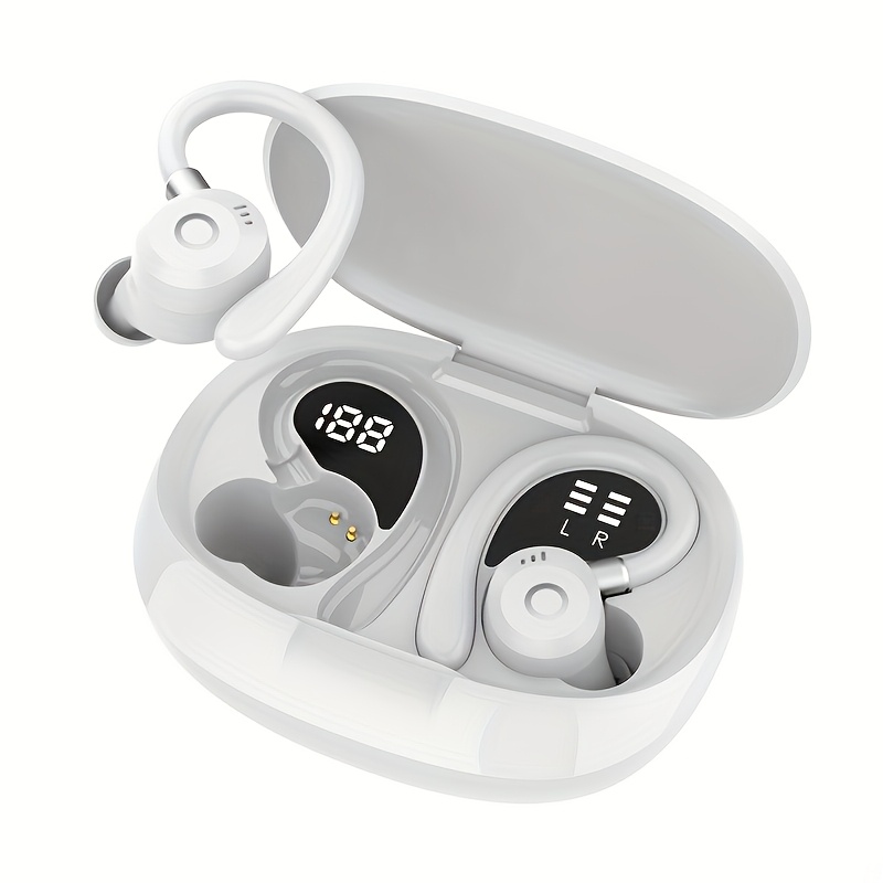 2026 New Tws Earbuds, Wireless 5.4, Dual Enc Mic, Touch Volume Control, 40h , Dual Led , Type-c Fast Charge, Auto Stable Connect, Hifi , Low Latency , Light Ergonomic Fit, Fits Iphone Sports Office