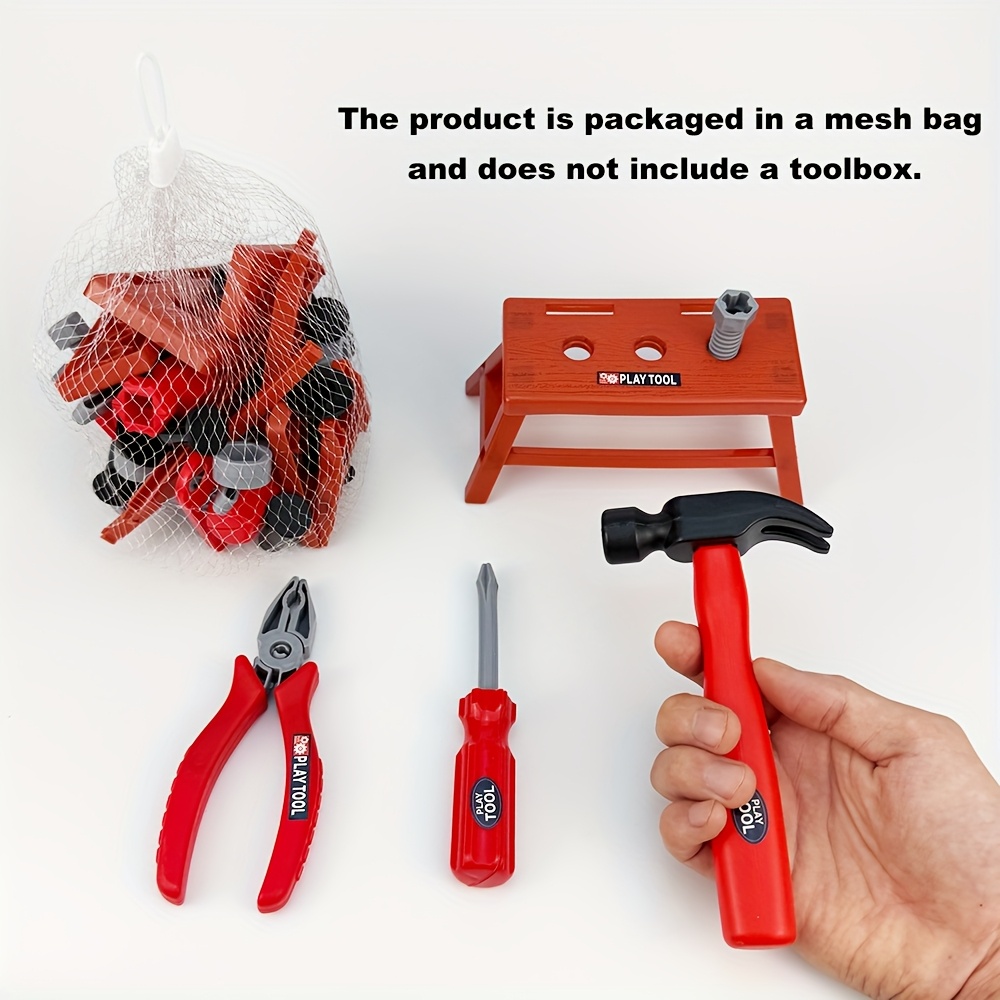 Simulated Repair Home Toy/Assembly Screwdriver Tool Kit/Hand-Eye Coordination Development Toy/Family Interactive Role-Playing Gift for Boys, Perfect Christmas and Thanksgiving Present