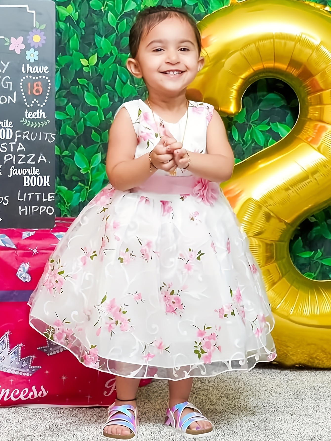maxi dress spring formal Faviana 11221 Floral Sequin Long Formal Slit Prom Dress main image 0