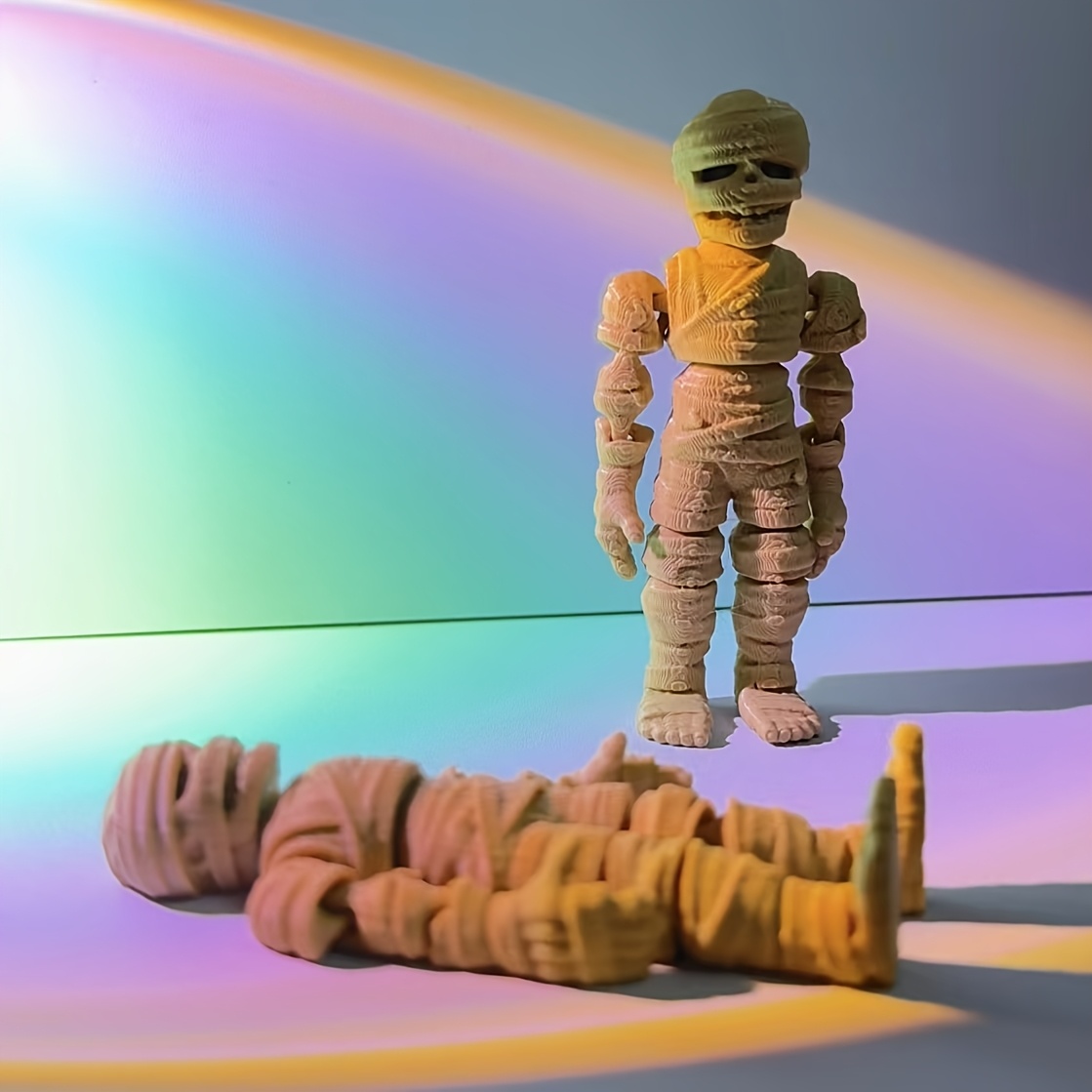 5 Stück Alte ägyptische Figuren Aus Kunstharz, Mi Produktbild-Vorschau 4