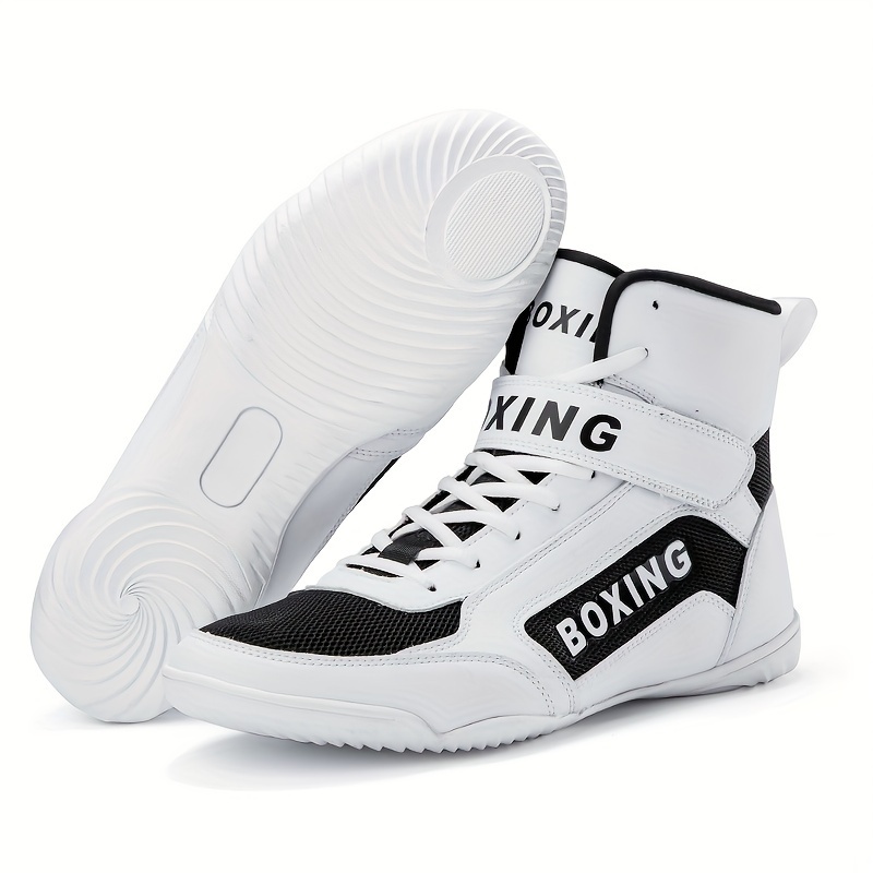 Bottes De Lutte Et Boxe Pro Homme - Respirantes - Muay Thai, MMA, Krav Maga