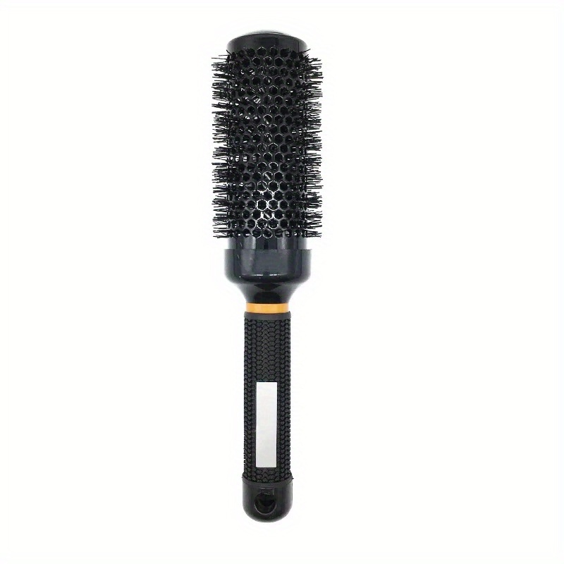 TEMU 1pc Ceramic Fluffy Hair Roller , Heat Resistant Aluminum Tube Brushes For Blow Drying & Detangling Fluffy Hair Roller Curly Hair Comb Blow