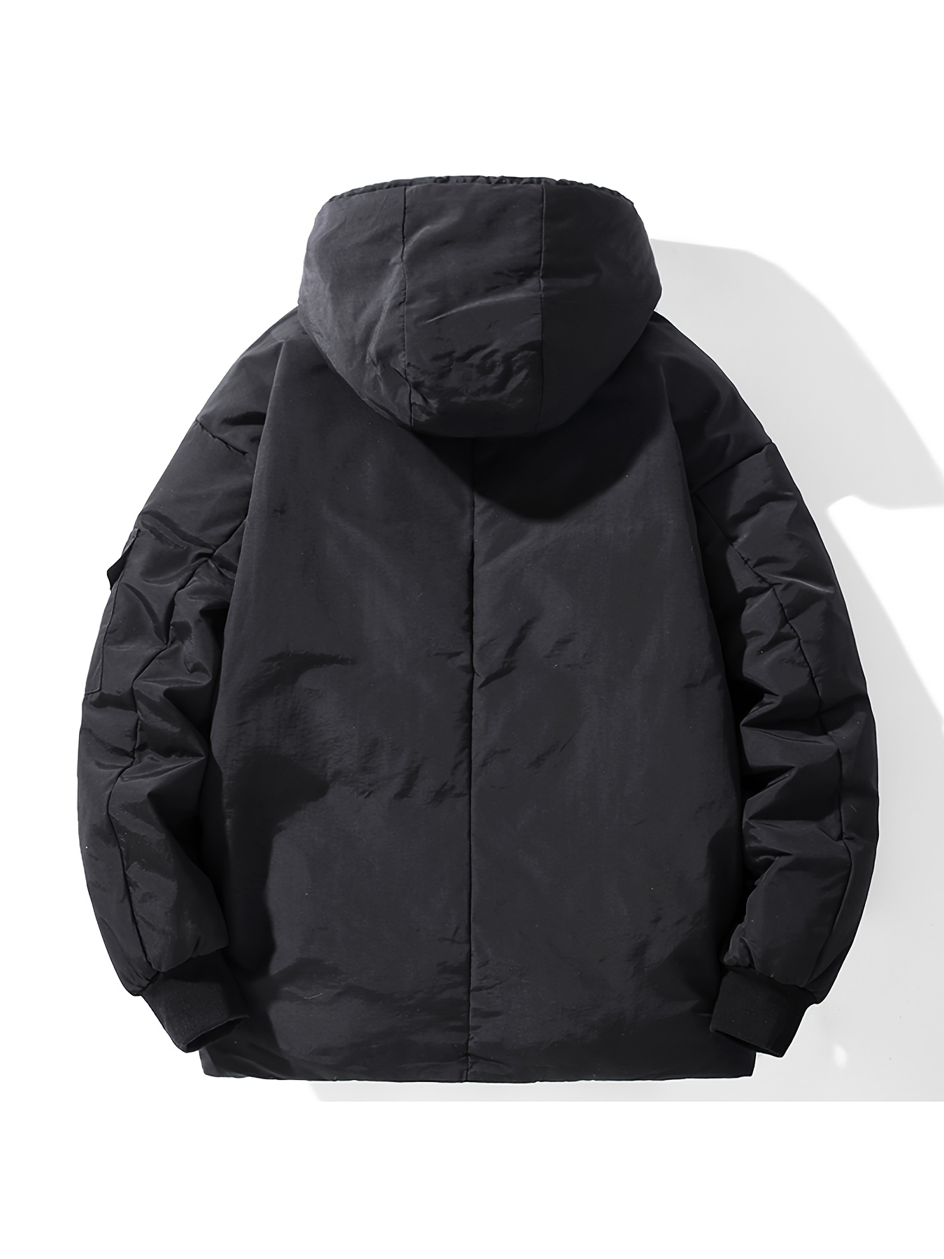 Men's Lightweight Down Jacket with Hood for Outdoor Leisure