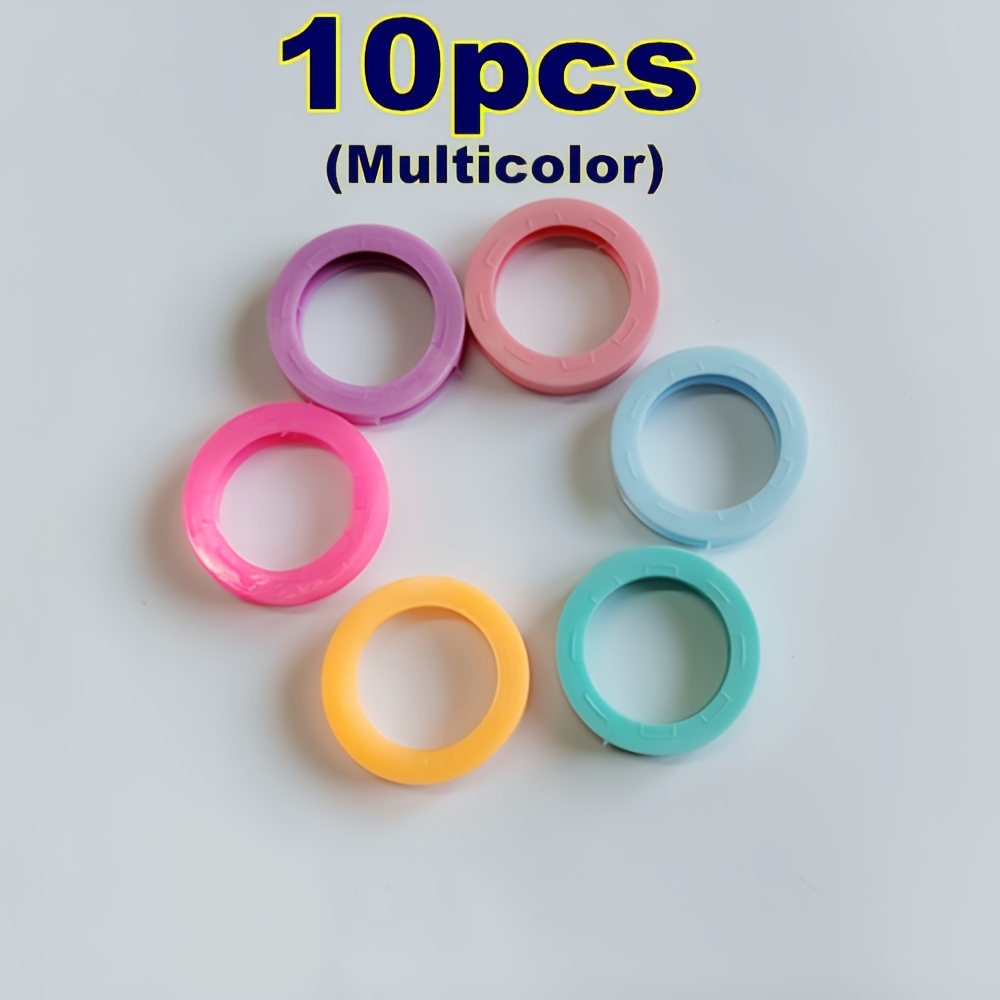 10/24/52pcs Pvc Elastic Key Caps Set Flexible Key Covers Key Identifier Tag Covers For Easy Identifying Door Keyrings