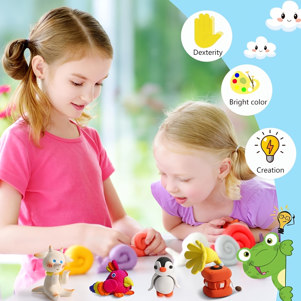 Multicolor Creative Air-Dry Ultra-Light Clay for Crafts