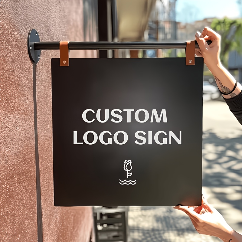 TEMU 2d Flat, Acrylic Sign Only, No Stand Or Accessories Included. Custom Personalized Acrylic Sign For Outdoor Hanging, Family Nameplate, Display