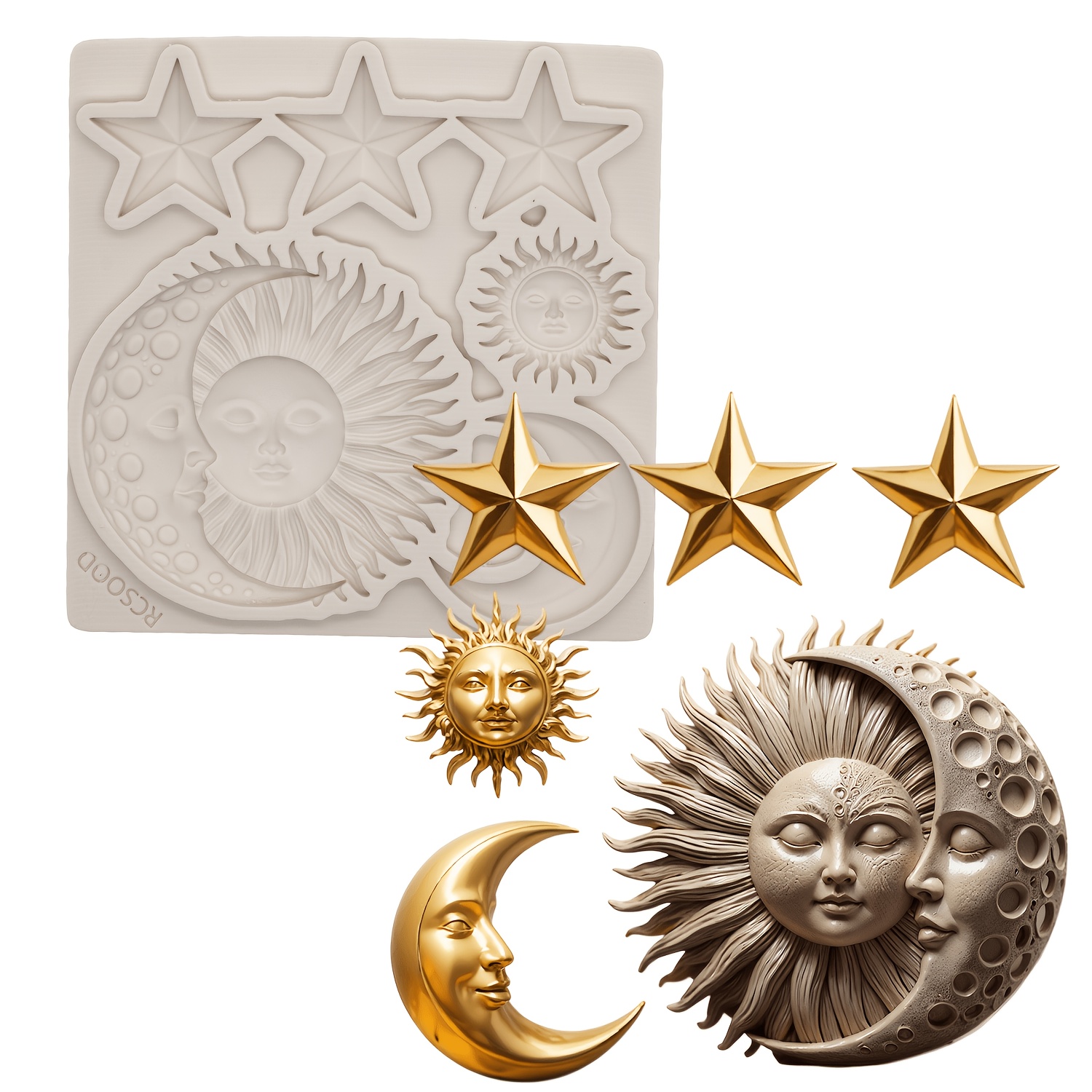 TEMU God Mold, Silicone Diy Mold, Flexible Epoxy Resin Decorative Mold