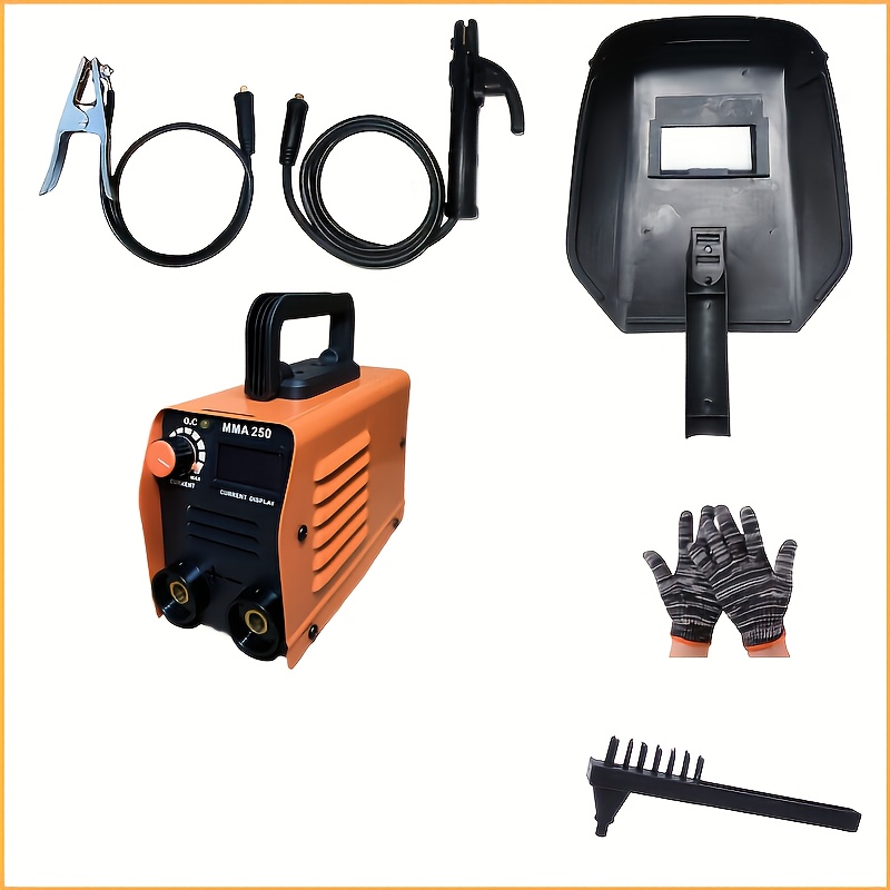 3000W Heavy-Duty ARC/MMA/ZX7 Machine with Automatic DC Inverter & Mini Portable Welder - Complete Welding Kit Suitable for, Workshop, DIY, - 220V, Toolbox & Accessories Included