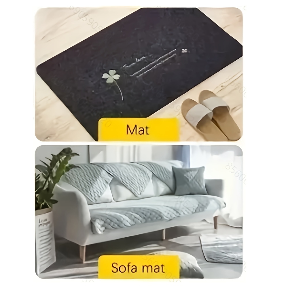 10 Pairs/20 Pairs/50 Pairs Office Rectangular Carpet Sofa Fixing Stickers Double-Sided High Viscosity Carpet Fixing Patches Home Floor Mats Anti-Slip Stickers