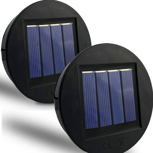 2 4pcs replacement solar light parts top size 3 15 inches size 2 76 inches 10 warm white led solar light replacement suitable for outdoor diy pendant lights