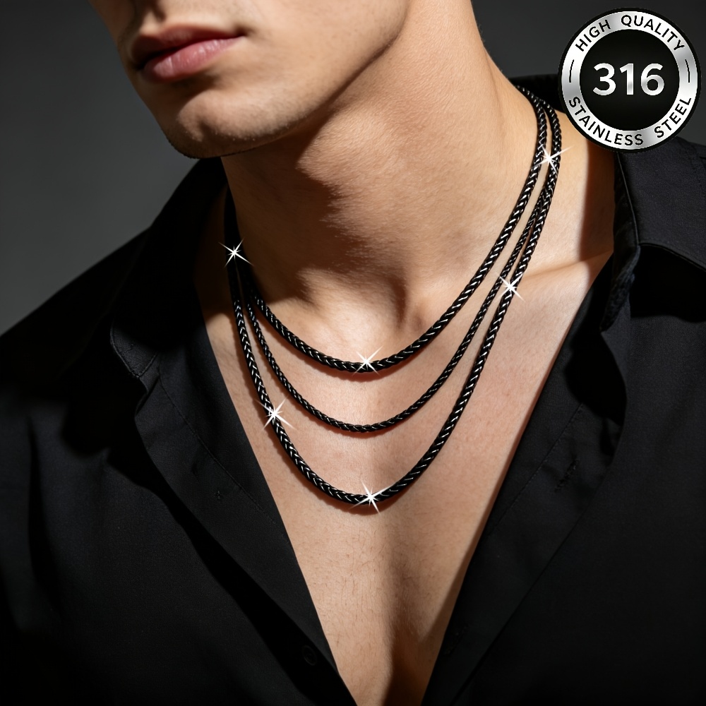High-Quality Stainless Steel Dragon Bone Flower Basket Necklace