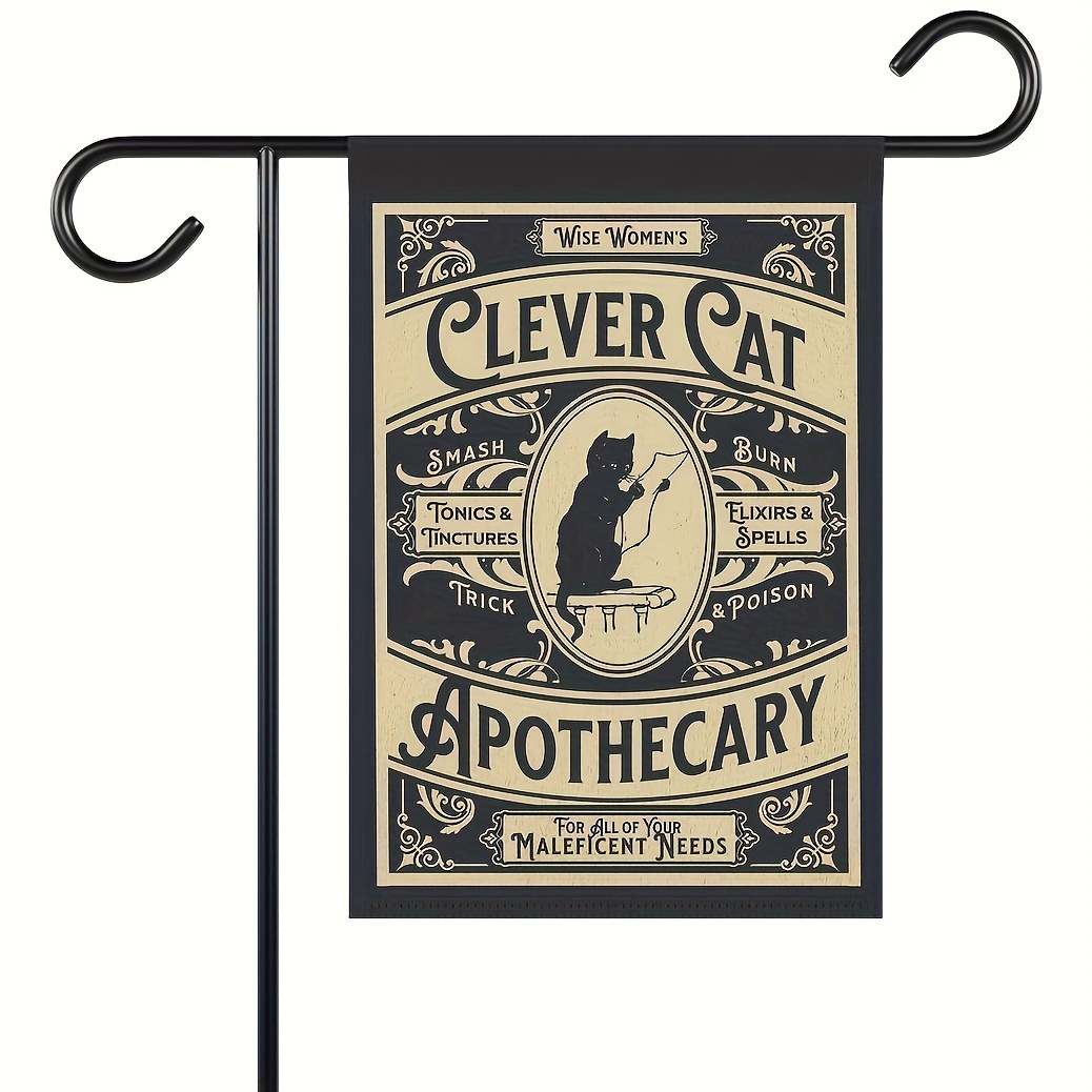 

Cat - , For Halloween & Decor, Polyester, 12x18 Or 28x40 ( )