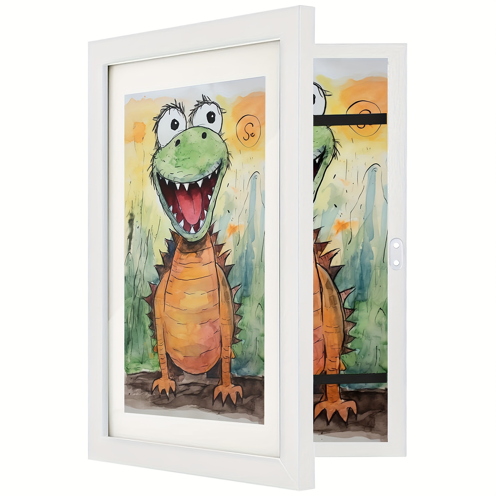 

A4 Artwork Frame Changeable Display Frames That Front Opening With Storage Special Creative Personality Decoration