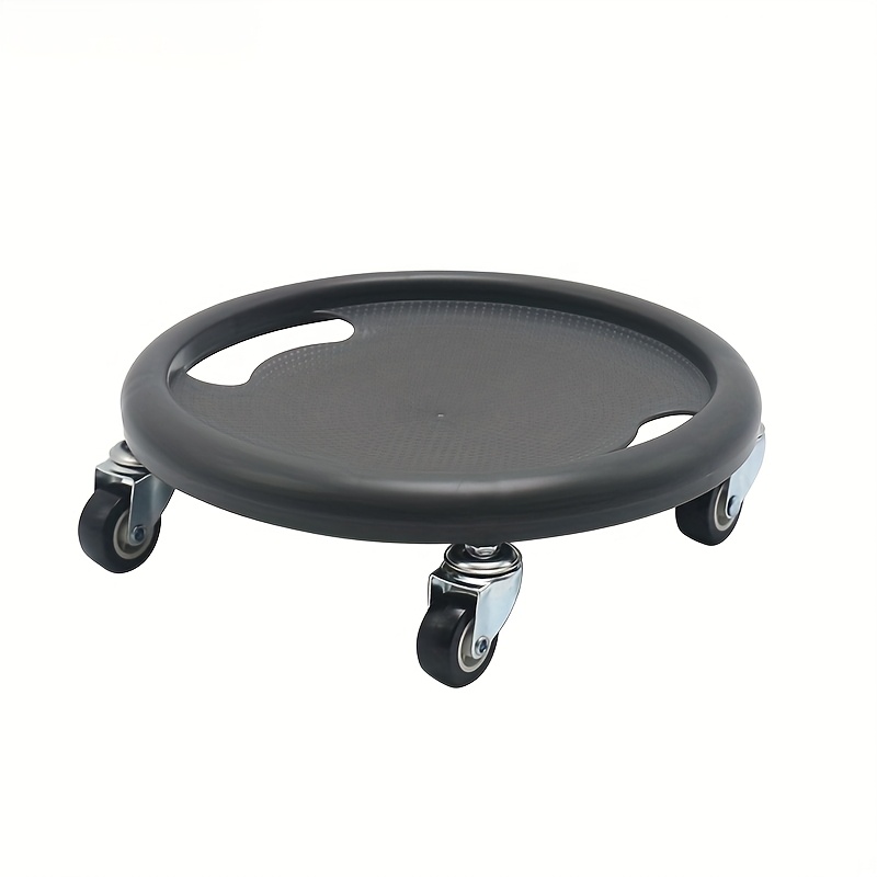 1pc Multi-Function Silent Sliding Disc Abdominal Core Workout Board with Wheels & Handles | Full-Body Muscle Training Equipment, Durable PP & Stainless Steel Construction, Home Gym Accessory