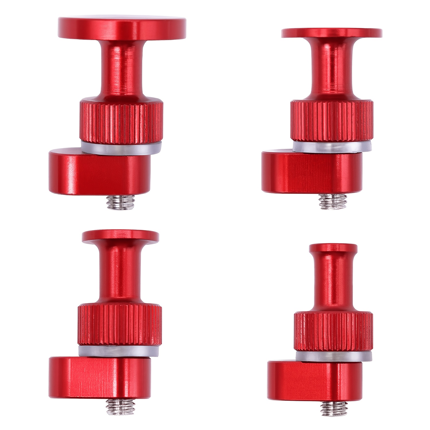 TEMU 4pcs Aluminum Alloy Pads For Car Dent Repair, Car Body Dent Repair And Removal Tools, Thickened Puller For Car Dent Damage