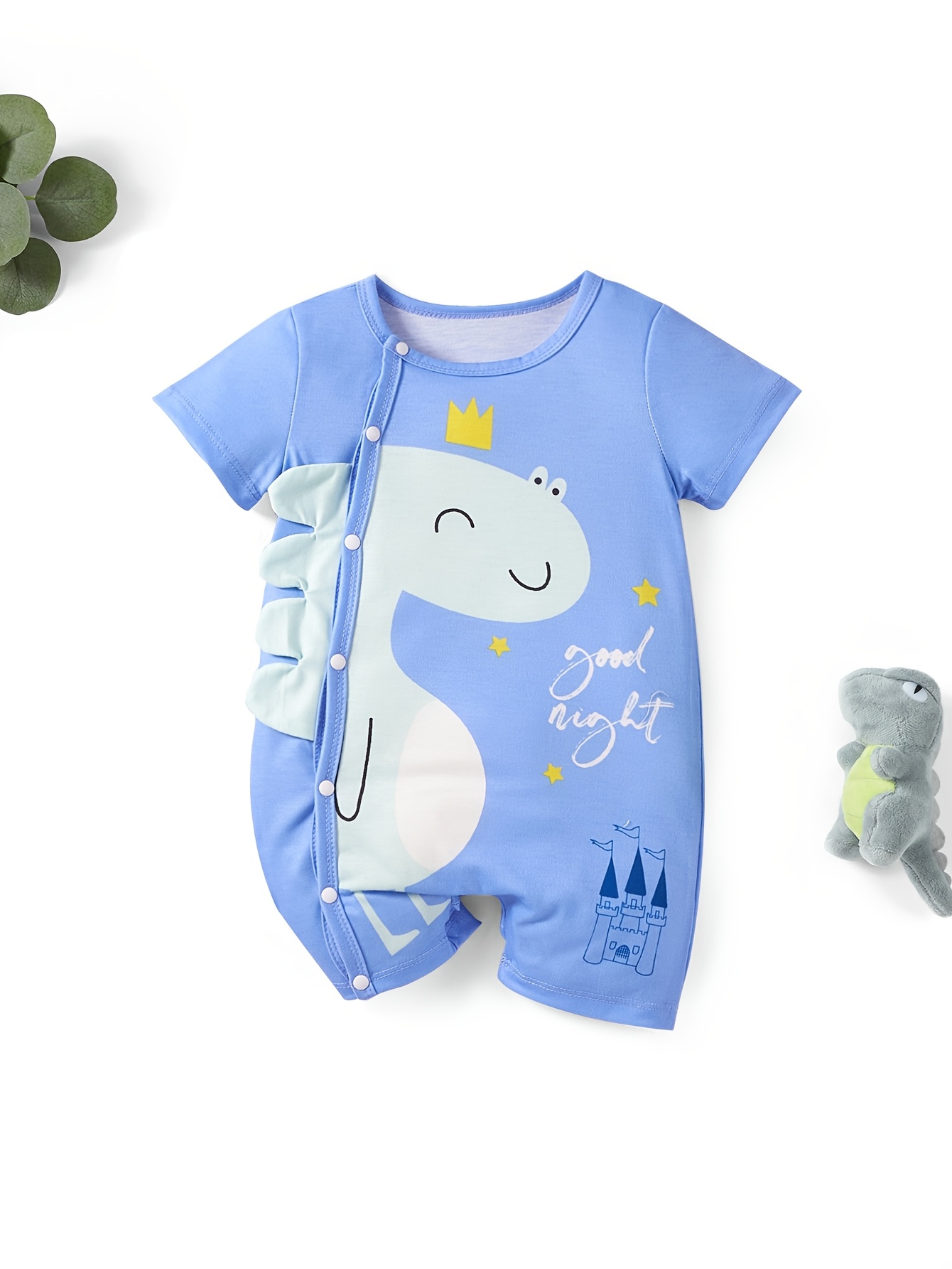 conjunto romper shorts estampado dinosaurio bebé Temu Mexico